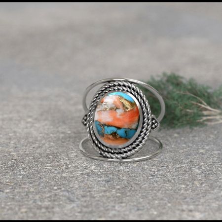 Vibrant Stacking 925 Sterling Silver Ring Piece
